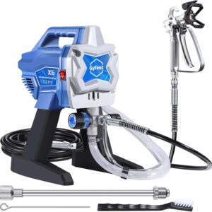 X6 Airless Paint Sprayer, 0.31GPM Paint Sprayer for Home
